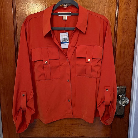 Michael Kors Button Down Top - Picture 7 of 8